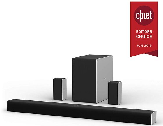 Vizio Soundbar With Subwoofer Soundbar With Subwoofer With Red C-Net Logo