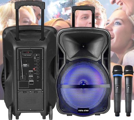 Vocal-Star Outdoor PA System PA System With Blue LED Lighting