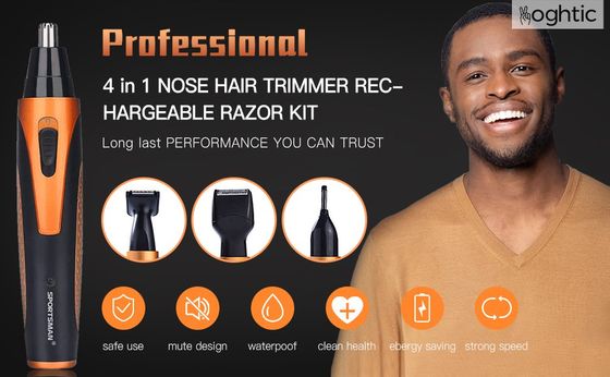 Cordless Nose Hair Trimmer With Red Button