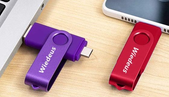 Wiedeus Type-C USB Memory Stick Type-C Flash Memory Stick In Blue
