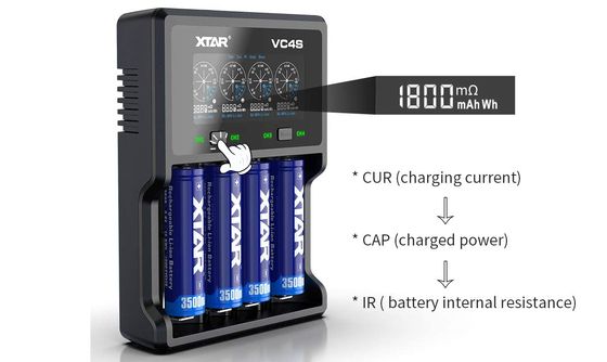 AA Battery Tester Charger With Black Screen