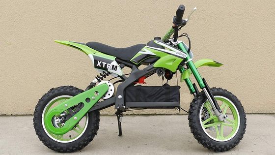 Kids Electric Dirt Bike In Green Finish