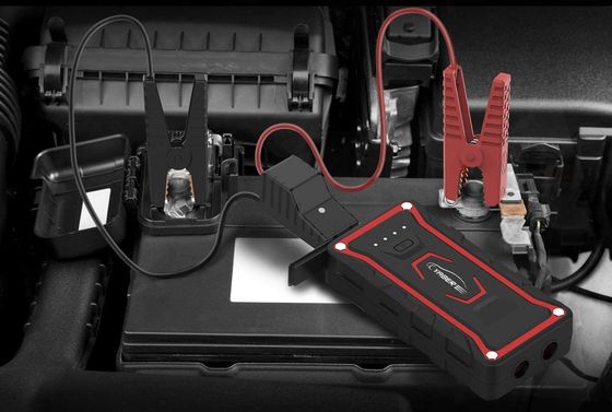 Car Battery Charger With Red Clamps