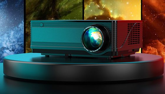 YABER LED HD Projector LED HD Projector With Squared Edges