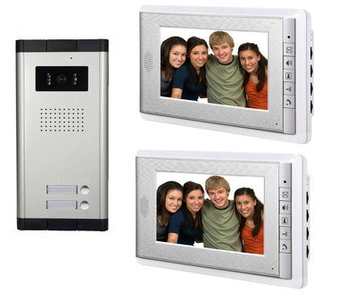 Colour LCD Wired Entrance Gate Security Wired Entrance Gate Security In Steel Finish