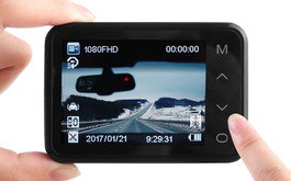 Square Dash Cam In Black