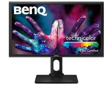 Gaming Monitor With Purple Screen