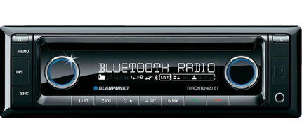 Car CD Player With Bluetooth And Black Round Dials