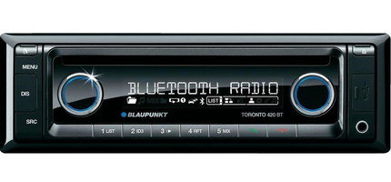 Hands-Free Calling Car CD Player Bluetooth Car CD Player With Bluetooth And Black Round Dials