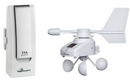 Gateway Device Wind Speed Reader Hub Wi-Fi Wind Speed Reader Hub With Working Vane