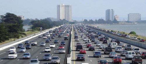 Several Cars On Motorway