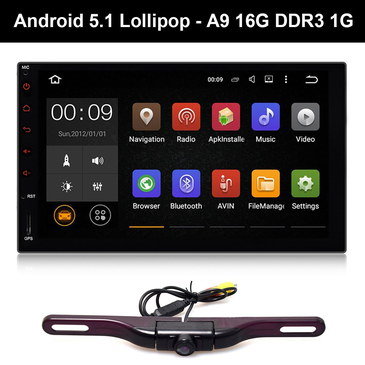 HD Double Din Head Unit GPS Double Din Head Unit With App Buttons