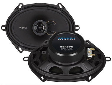 Car Door Stereo Speakers 160 Watts Flat Car Door Speakers With Smooth Black Finish
