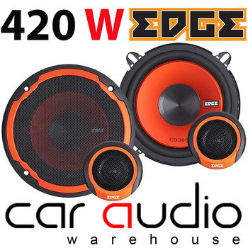 Audio Car Door Speakers In Black And Red