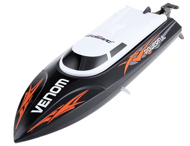 Radio Controlled Yacht With Curved Black Window