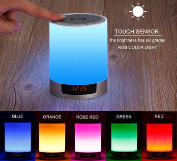 Subwoofer Light Bluetooth Speaker Light Bluetooth Speaker With Chrome Base