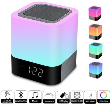 Bluetooth LED Speaker Light Touch USB Speaker Light Touch With Dimmer Button