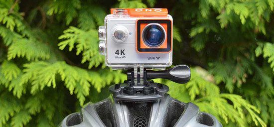 White 4K Bike Cam