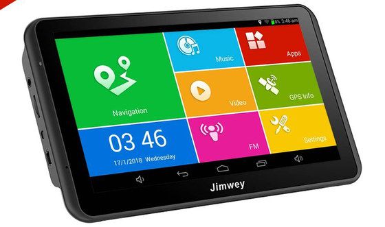 Buy Jimwey Now Bus Sat Nav With APPS On Screen