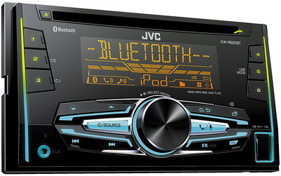 Integrated Double DIN Touch Screen Car Stereo Car Stereo With Black Exterior