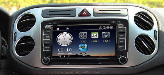 GPS 2 DIN Car Stereo With Round Clock