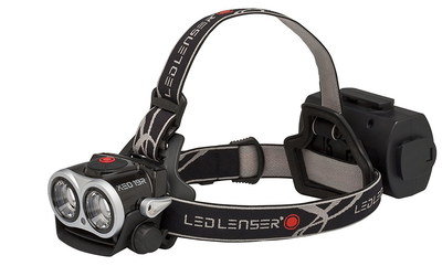 LED Head Torch With Black Strap