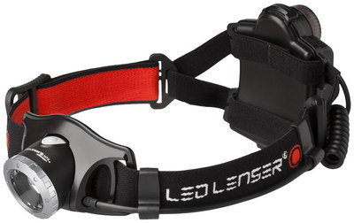 Rechargeable Head Torch With Black Strap