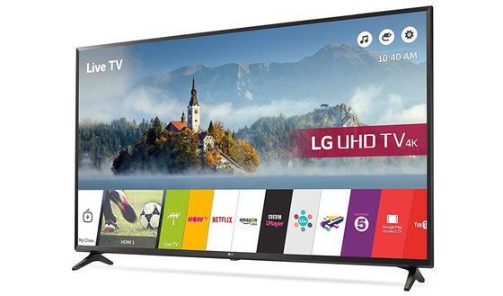 Smart LED 4K TV With Black Stand