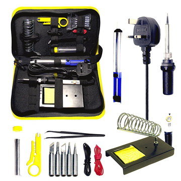 Portable Soldering Kit With Yellow Cutting Tool