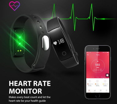 Fitness Wireless Health Sleep Monitor Sleep Monitor In Black, Violet Finish