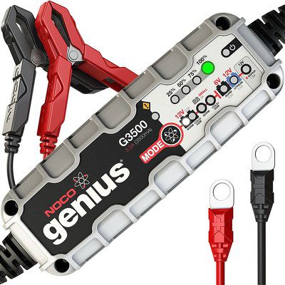 Smart Car Charger With Red Connectors