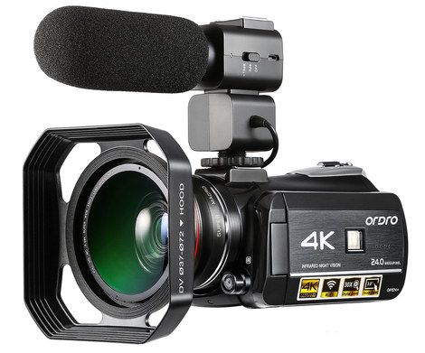 Buy ORDRO Now 4K Video Camera With Square Frame
