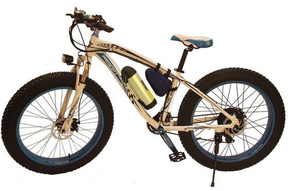 Fat Tyre E-Mountain Bike In Gold Finish