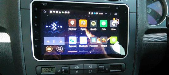 Buy Pumpkin Now Black Double Din Sat-Nav In Car