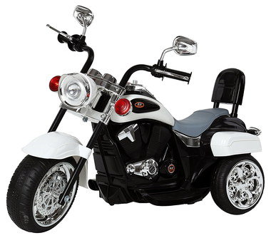 Motor 18 Watts Ride On Electric Bike Ride On Electric Bike In Black And White