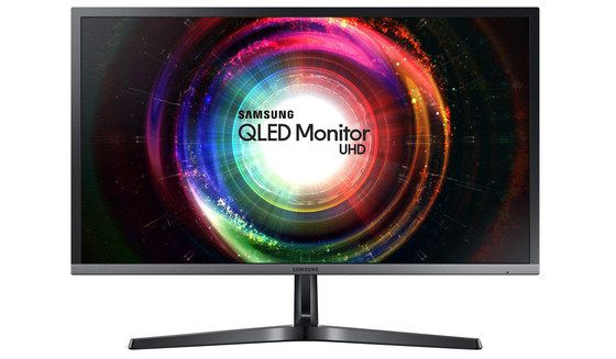 UHD LED Monitor With Grey Prame