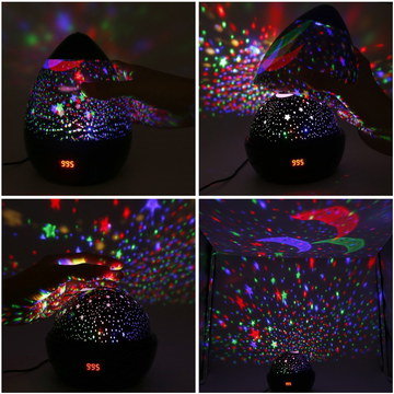 Moon Stars Night Projector In Egg Shape