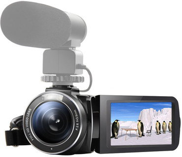 WiFi 1080p Camcorder With Big UV Lens