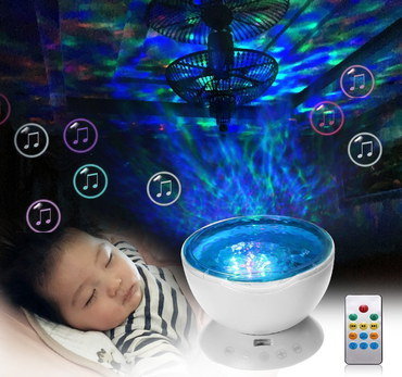 Childrens Light Projector With Grey Remote