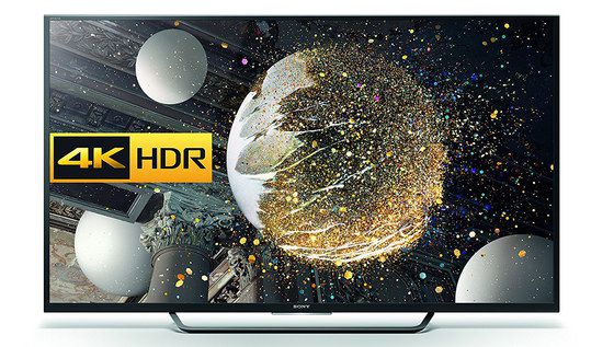 4K HDR Ultra HD TV With Steel Stand