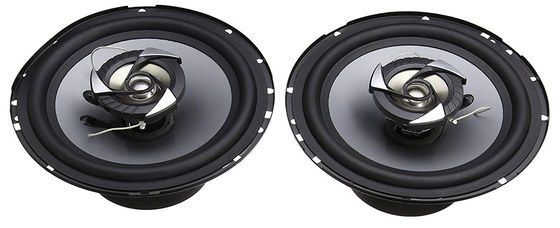 Car Speakers In Black And Grey Finish