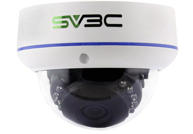 Infra-Red Domestic CCTV System Dome Recording Domestic CCTV System In White With Blue Strip