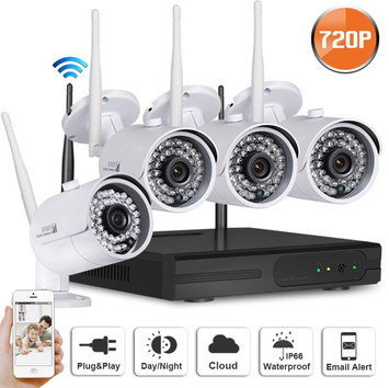 Multi Channel CCTV With White Smartphone
