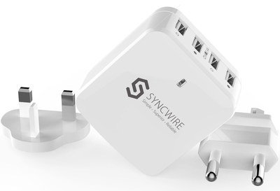 IC Conforming USB Wall Charger In All White