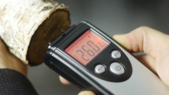 Black And Grey Fire Wood Meter
