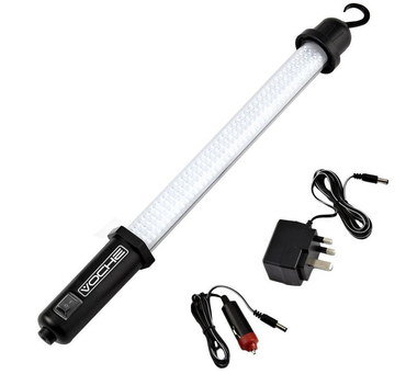 160 LED Rechargeable Lamp With Black Cables