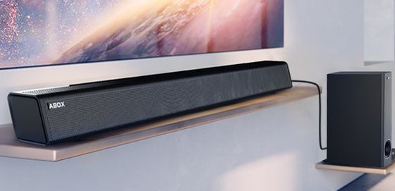 ABOX Surround Sound Soundbar Soundbar Subwoofer In All Black
