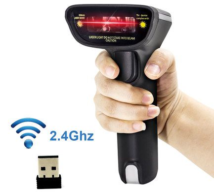 Alacrity Wireless Barcode Price Checker Barcode Price Checker With Small Black Receiver