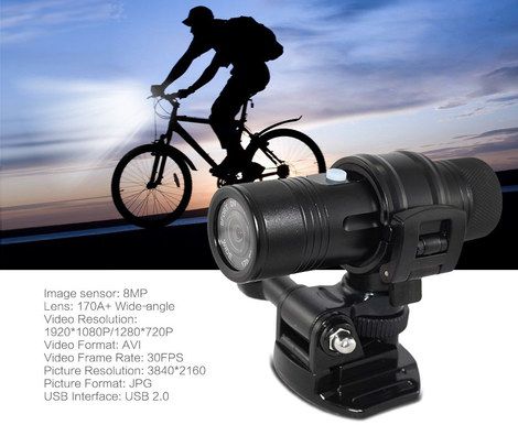 Sports Bicycle Camera In Bullet Style
