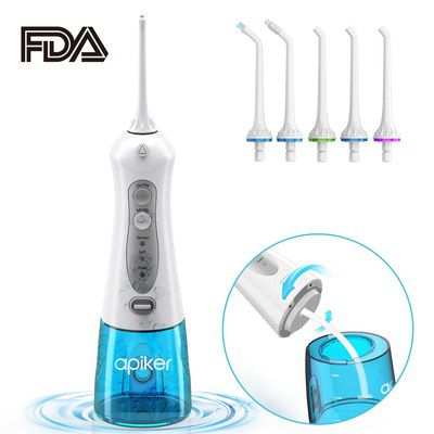 Get The Turewell Flosser Now Cordless Dental Flosser With Blue Base